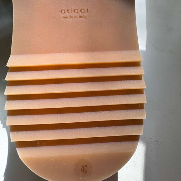 NIB Authentic Gucci Angelina platform slides - Picture 7 of 10
